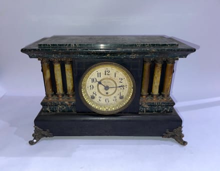 main photo of Antique Granite Seth Thomas Mantel Clock