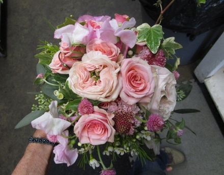 main photo of Fresh Floral Lush Rose Bridal Bouquet