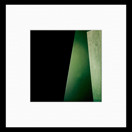 main photo of RANABB-Black & Green Abstract 12x12"