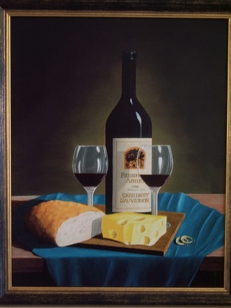 main photo of Still Life Wine and Cheese