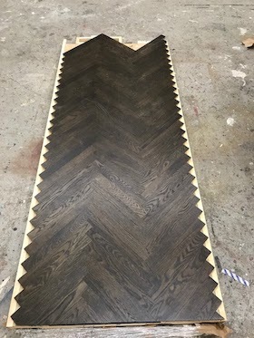 main photo of Flooring, Herringbone, Dark Wood