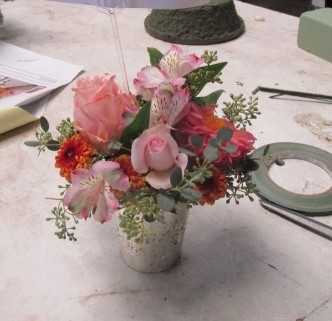 main photo of Fresh Floral Small Cocktail Table Arrangement