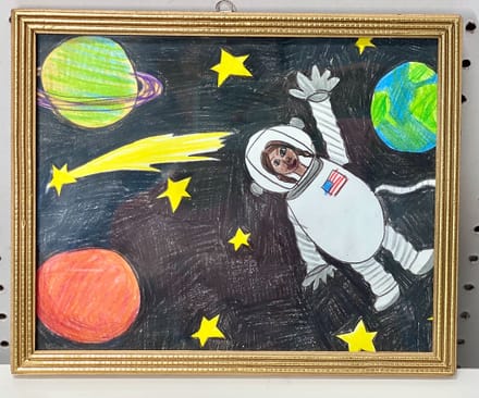 main photo of Space Drawing framed