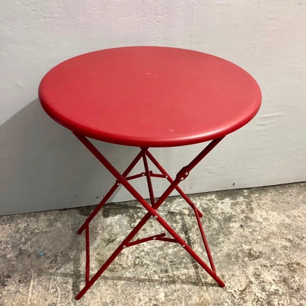 main photo of Red Folding Cafe Table
