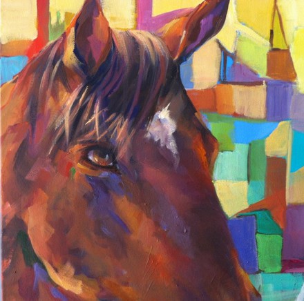 main photo of Horse Painting Multi color 2