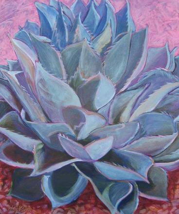 main photo of Contemporary Cactus Painting