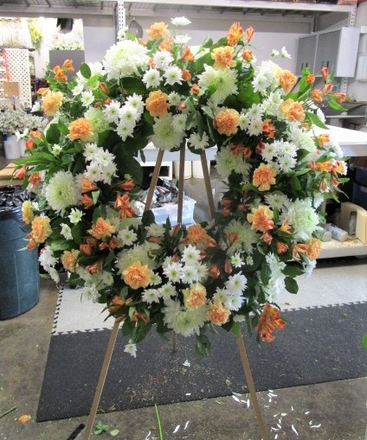main photo of Fresh Floral Large Funeral Wreath