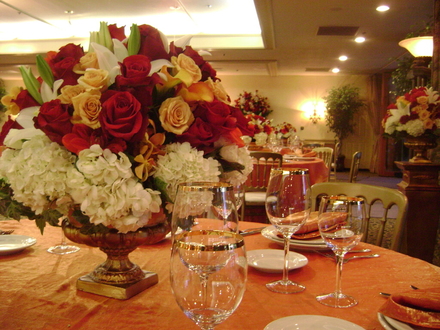 main photo of Fresh Floral Centerpiece Fall Colors