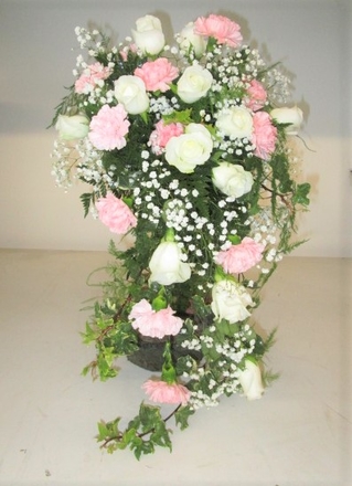 main photo of Fresh Floral Vintage Cascade Bouquet