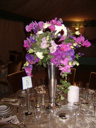 main photo of Fresh Floral Orchid Centerpiece