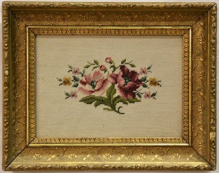 main photo of Antique Needlepoint Floral