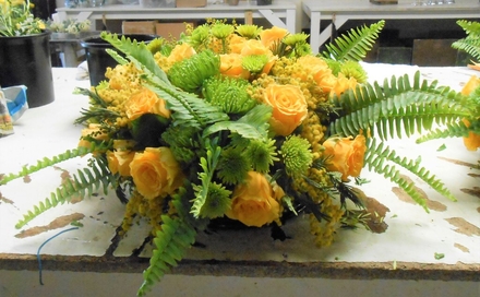main photo of Fresh Floral Pave Rose Arrangement with Fern