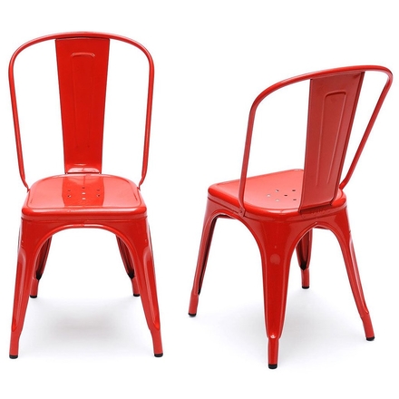 main photo of Red Tolix style chair