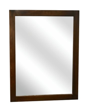 main photo of Dark Wood Rectangular Mirror