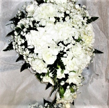 main photo of Fresh Floral Teardrop Bridal Bouquet