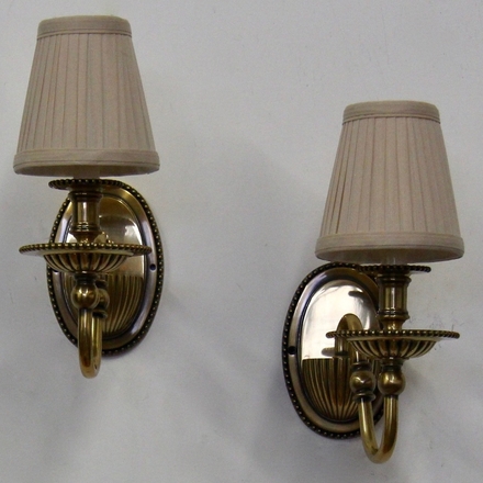 main photo of Antique Brass Wall Sconce