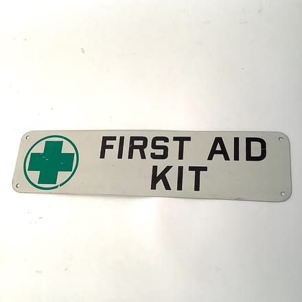 main photo of First Aid Kit Sign