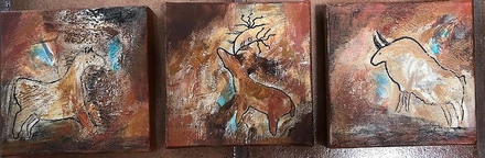 main photo of Cave Painting Triptych