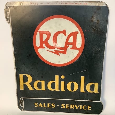 main photo of RCA Radiola Sign