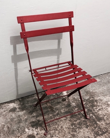 main photo of Red Folding Cafe Chair