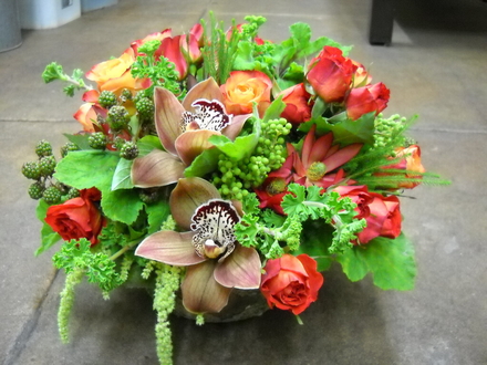 main photo of Fresh Floral Colorful Table Top Arrangement