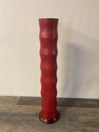 main photo of Tall Red Bamboo Vase