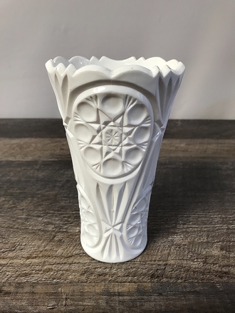 main photo of Vintage White Plastic Vase B