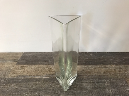 main photo of Glass Triangle Pillar Vase
