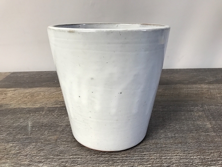 main photo of White Ceramic Glazed Pot
