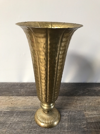 main photo of Taller Gold Hammered Vases