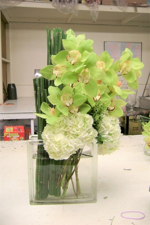 main photo of Fresh Floral Stepped Orchids and HorseTail