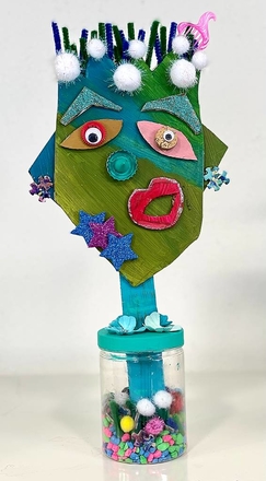 main photo of Abstract Face Sculpture