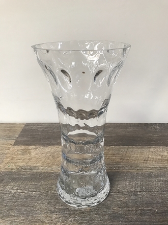 main photo of Glass Embossed Dimple Vase