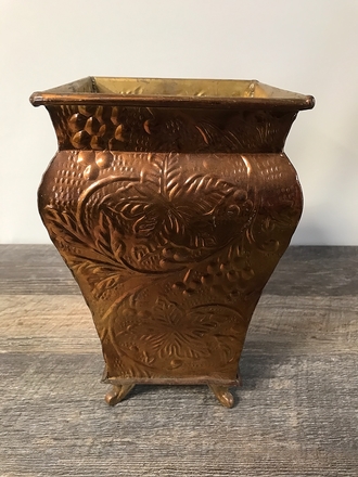 main photo of Lacquered Embossed Footed Vase