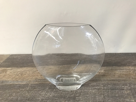 main photo of Glass Flat Oval Vase D