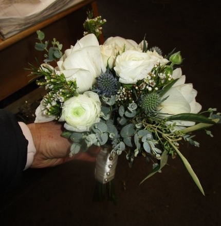 main photo of Fresh Floral Roses and Eucalyptus Bouquet