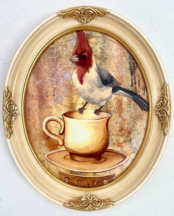 main photo of Cardinal with Tea Cup