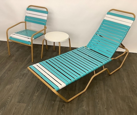 main photo of Vinyl Poolside Chair and Table Set