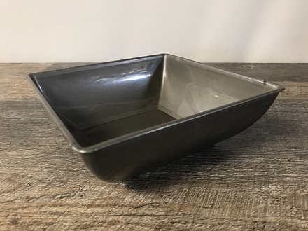 main photo of Gray Plastic Square Bowl
