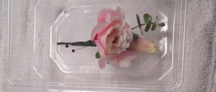 main photo of Fresh Floral Lisianthus Boutonniere