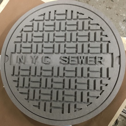 main photo of Manhole Cover - NYC Sewer