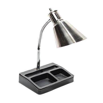 main photo of Leather Tray Desk Lamp