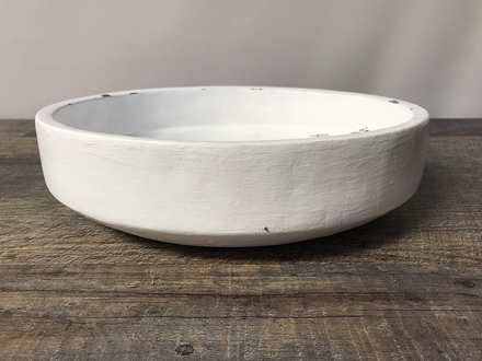 main photo of White Cement Low Bowl