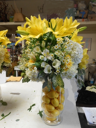 main photo of Lemons and flowers