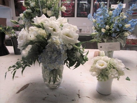 main photo of Fresh Floral White and Pale Blue Mix
