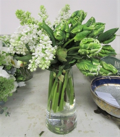 main photo of Fresh Floral Clustered Lilac and Super Green Tulips