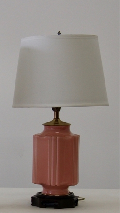 main photo of Pink Ceramic Table Lamp