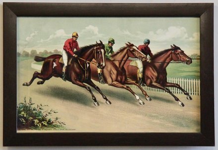 main photo of Horse Race Print