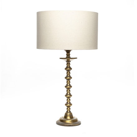 main photo of Brass Candlestick Table Lamp