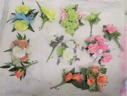main photo of Fresh Floral Group of Prom Corsages and Boutonnieress